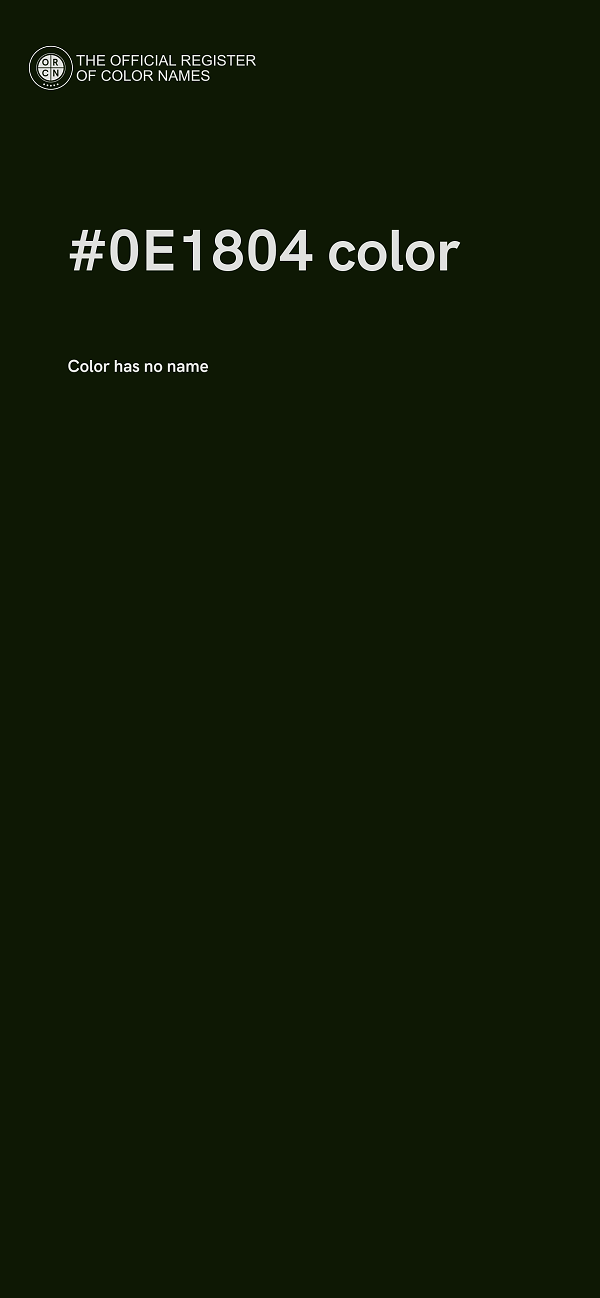 #0E1804 color image