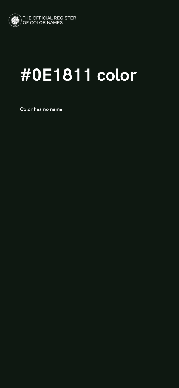 #0E1811 color image