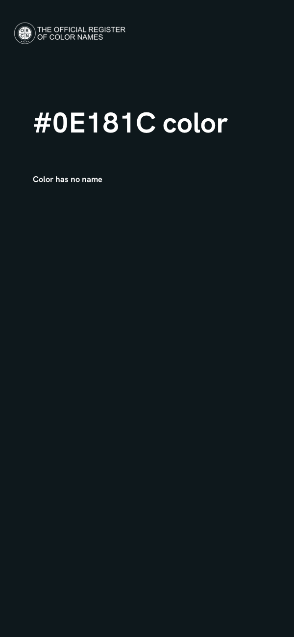 #0E181C color image