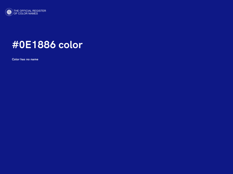 #0E1886 color image