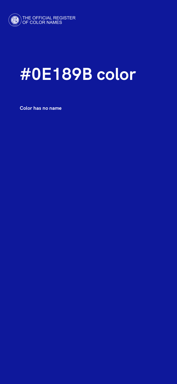 #0E189B color image