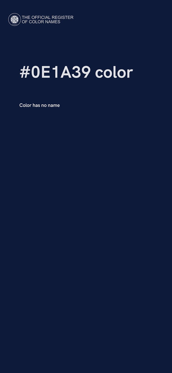 #0E1A39 color image