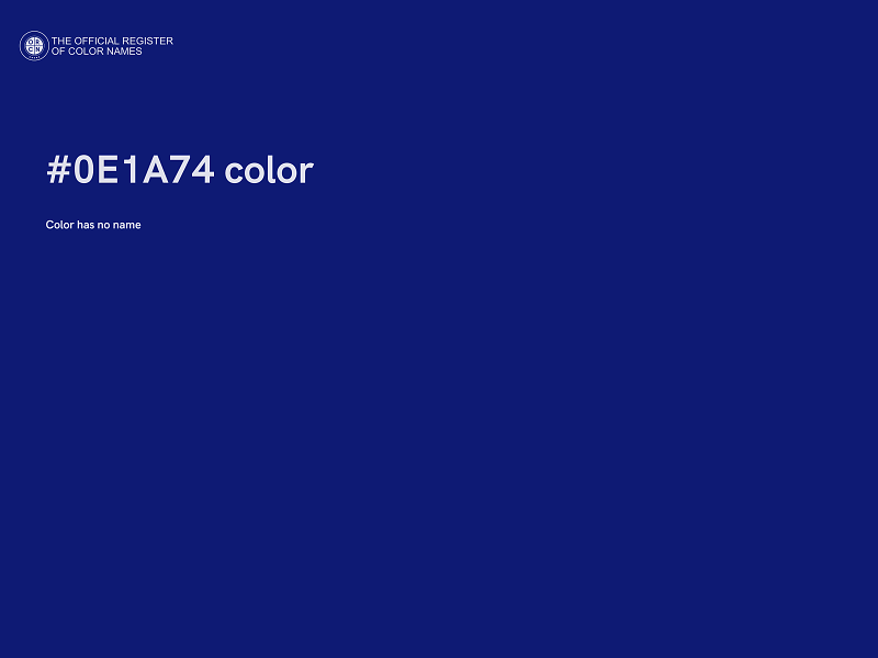 #0E1A74 color image