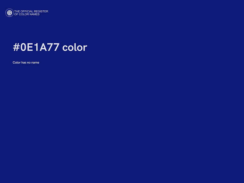 #0E1A77 color image