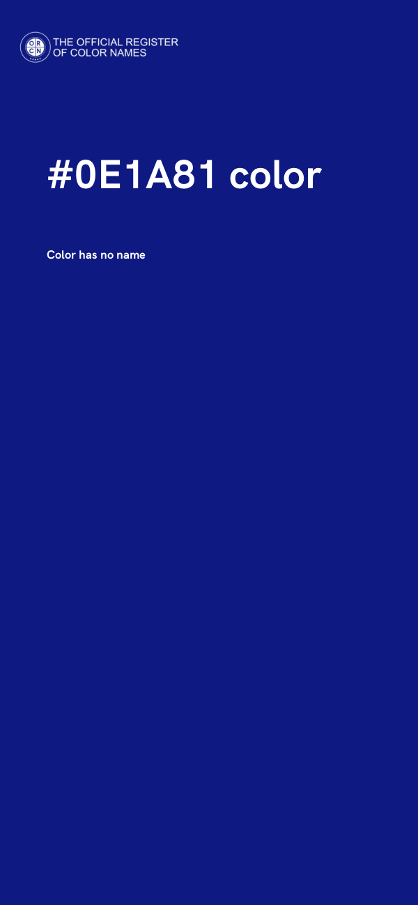 #0E1A81 color image