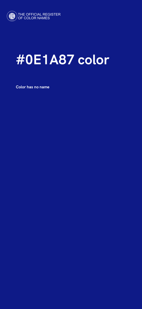 #0E1A87 color image