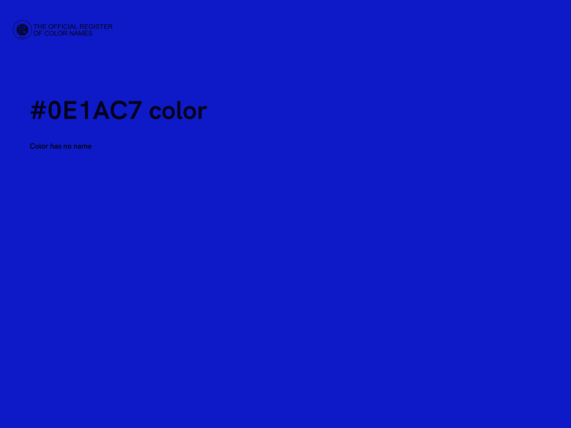 #0E1AC7 color image