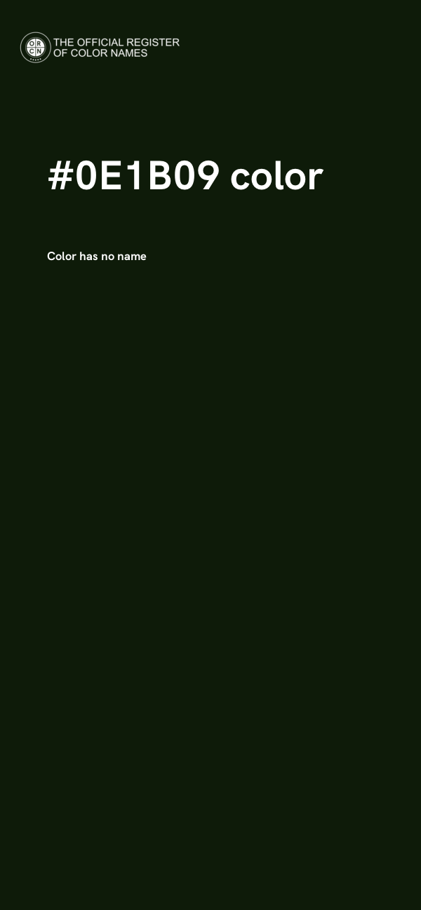 #0E1B09 color image