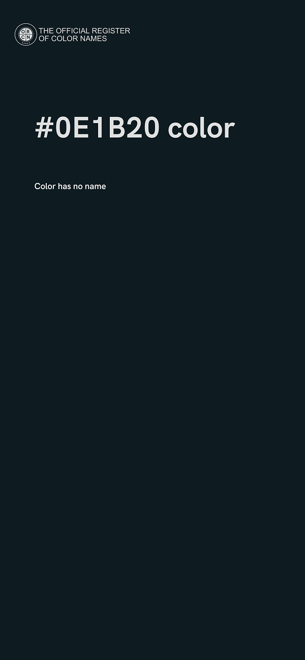 #0E1B20 color image