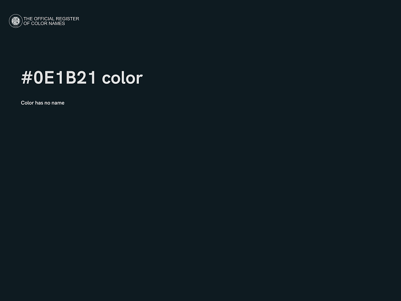 #0E1B21 color image