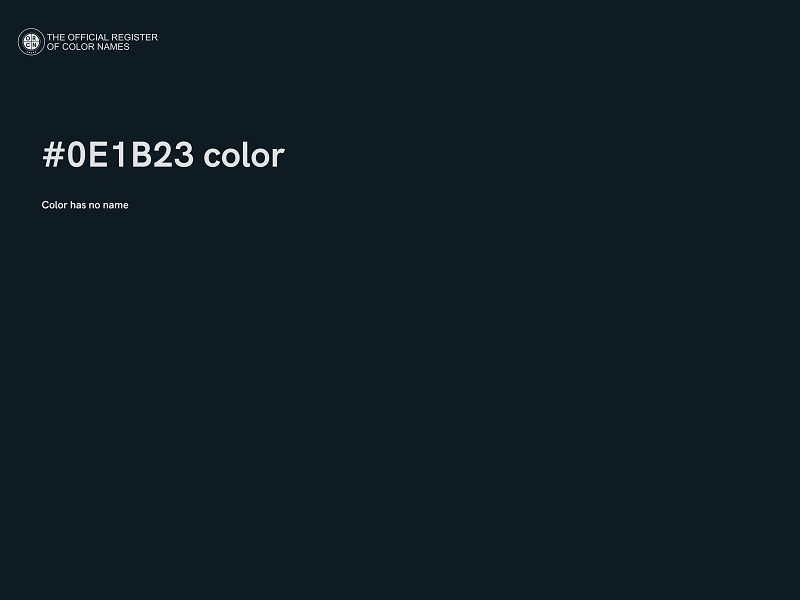 #0E1B23 color image