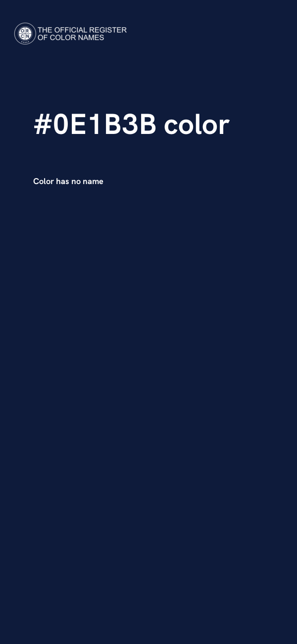 #0E1B3B color image