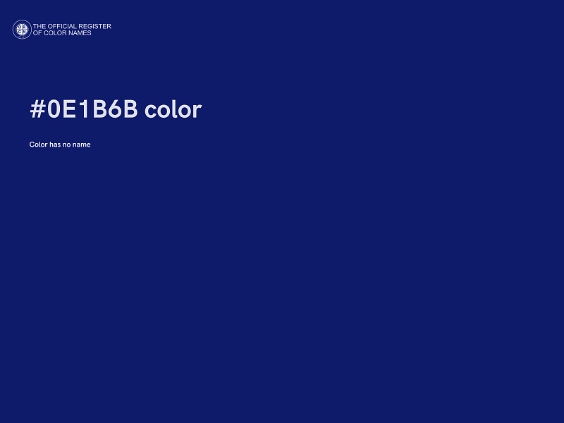 #0E1B6B color image