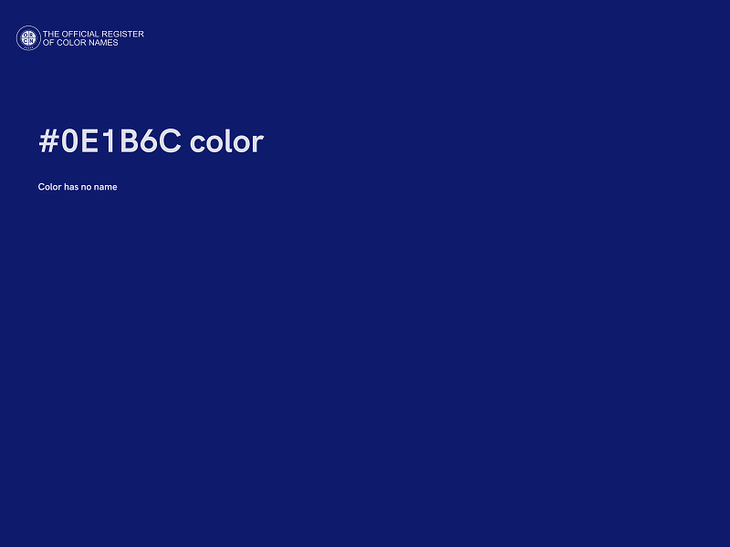 #0E1B6C color image