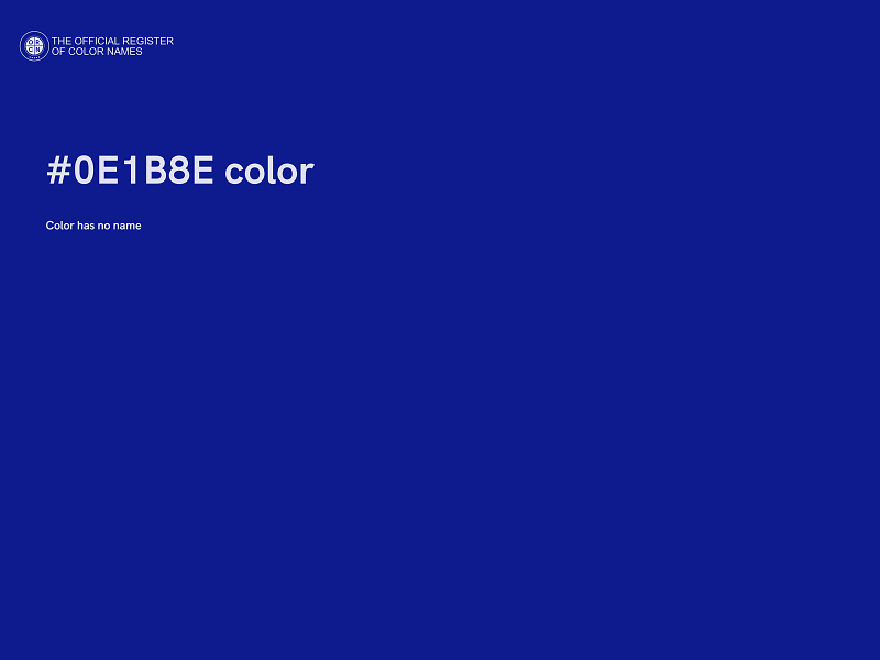 #0E1B8E color image