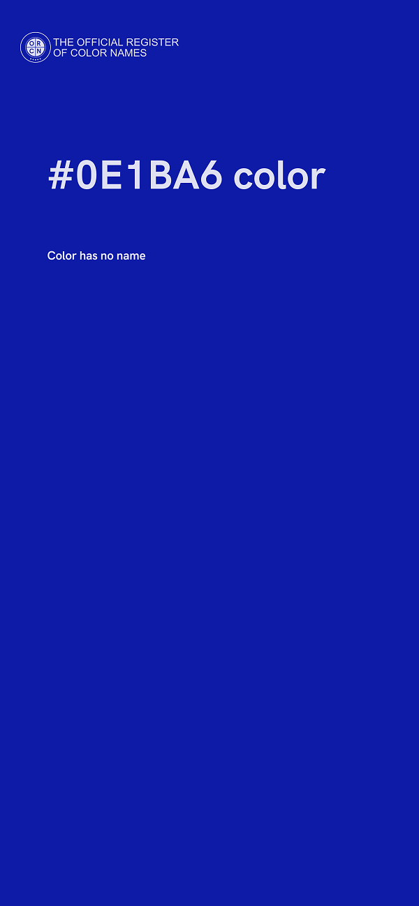 #0E1BA6 color image