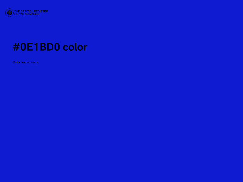 #0E1BD0 color image