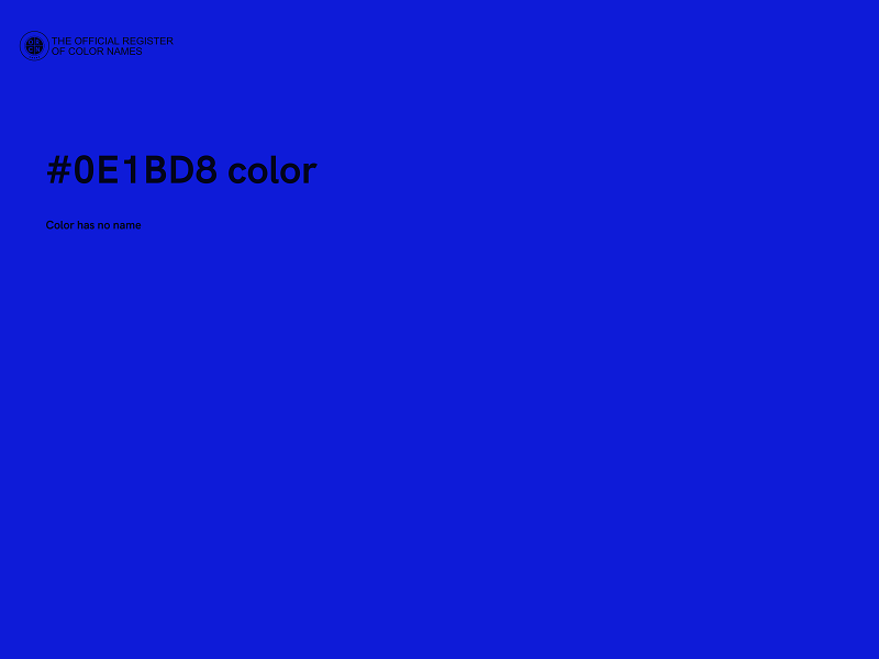 #0E1BD8 color image