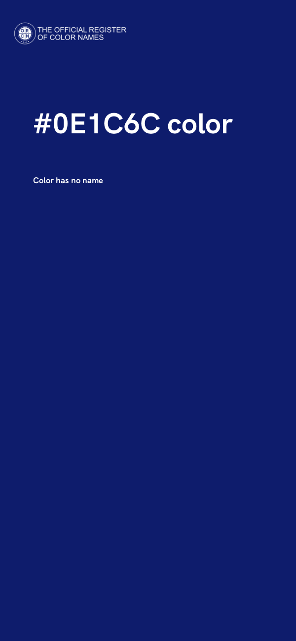 #0E1C6C color image
