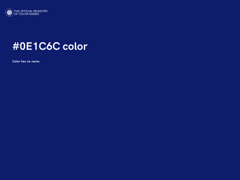 #0E1C6C color image