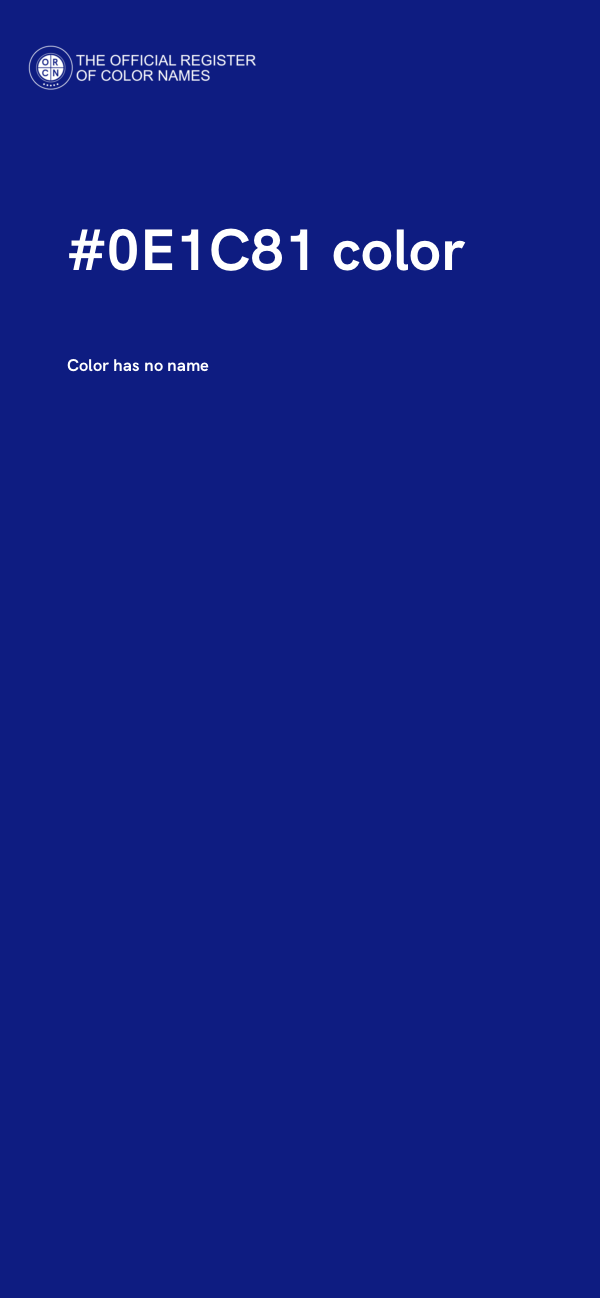 #0E1C81 color image