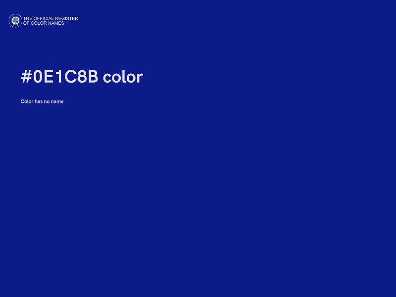 #0E1C8B color image