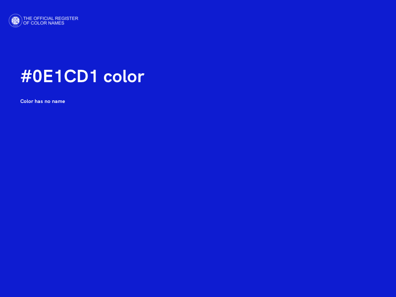 #0E1CD1 color image