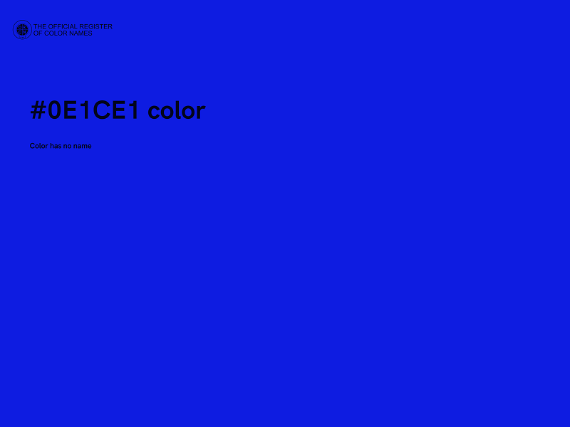 #0E1CE1 color image