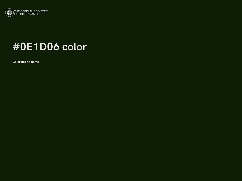 #0E1D06 color image
