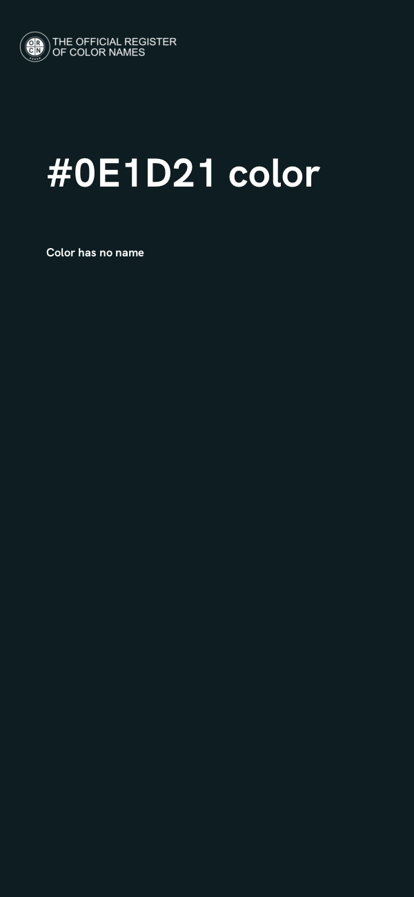 #0E1D21 color image