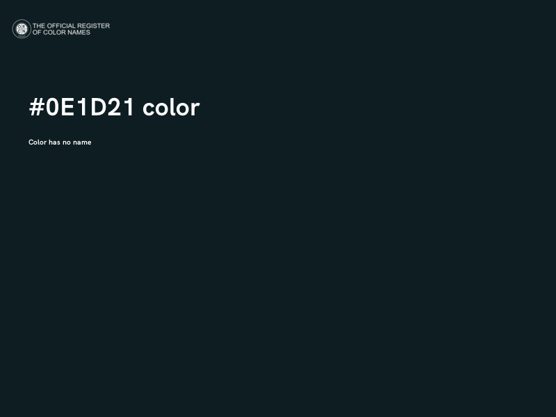 #0E1D21 color image