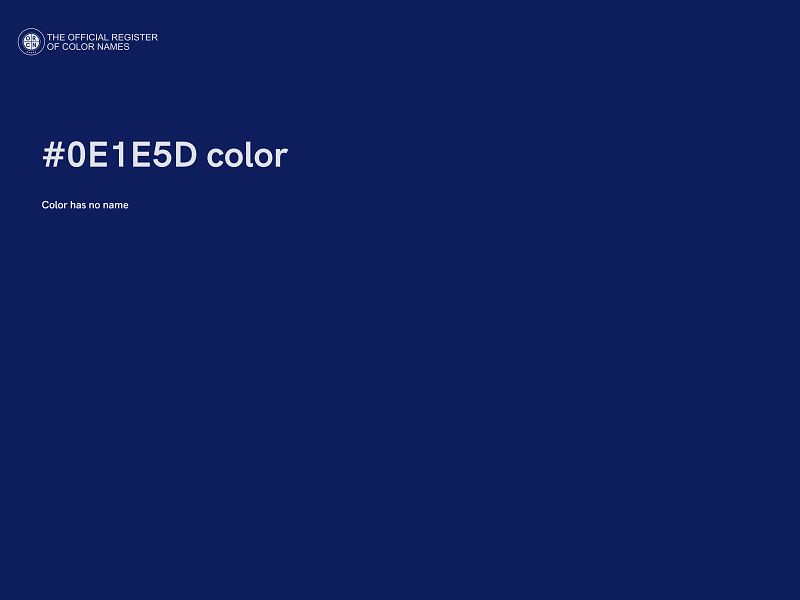 #0E1E5D color image