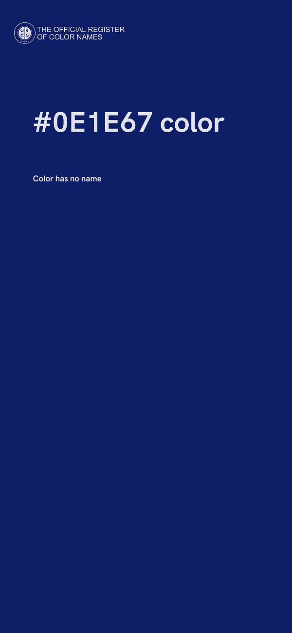 #0E1E67 color image