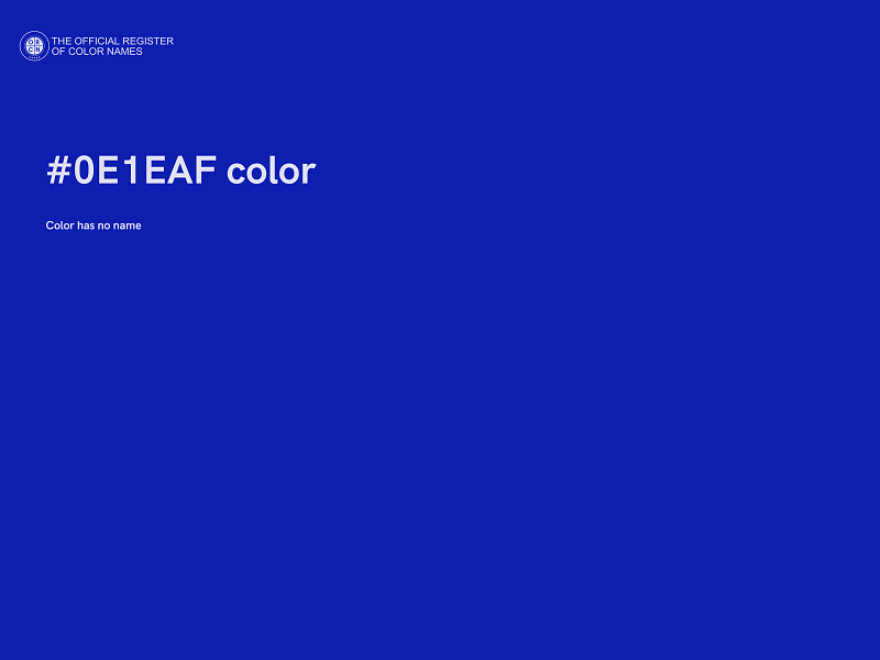 #0E1EAF color image