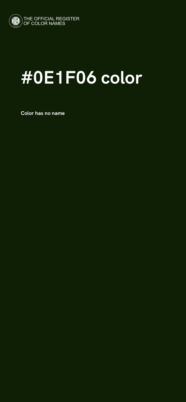 #0E1F06 color image