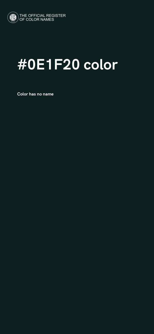 #0E1F20 color image