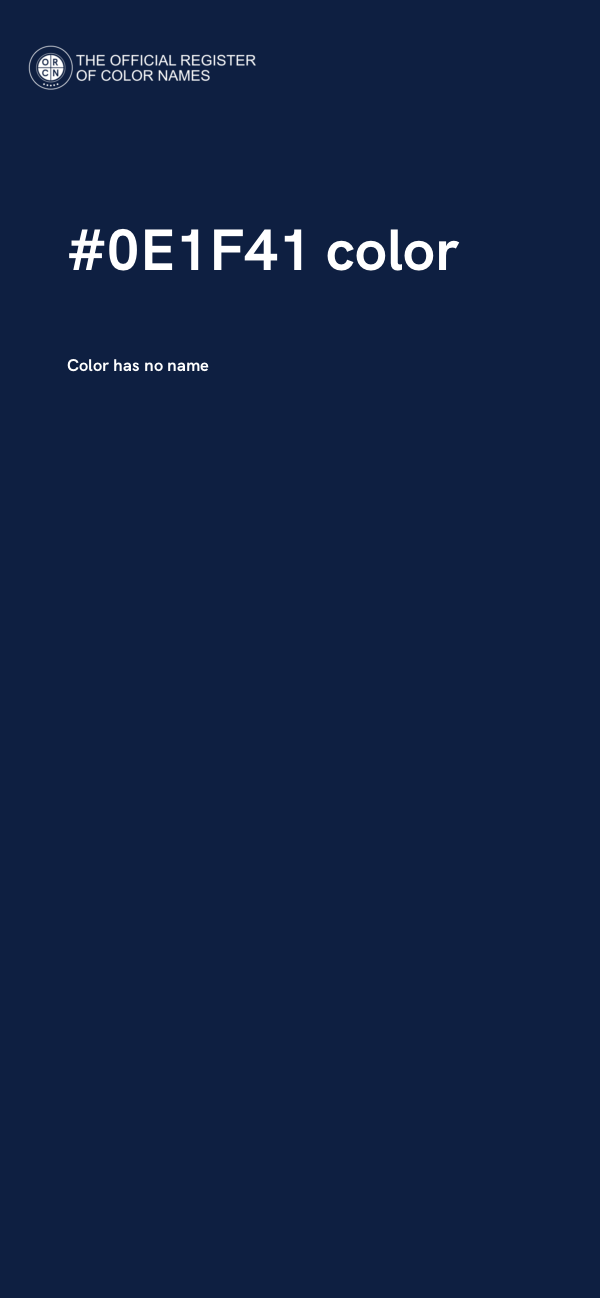 #0E1F41 color image