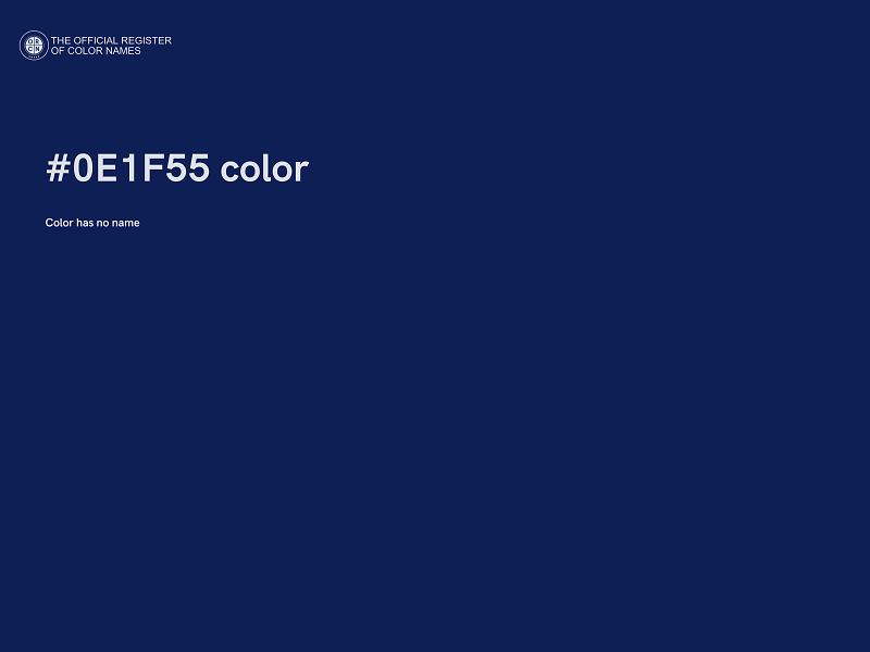 #0E1F55 color image