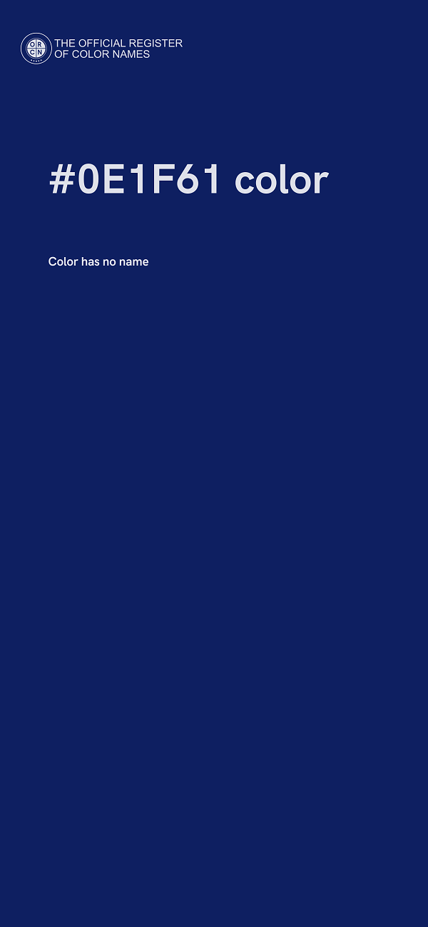 #0E1F61 color image