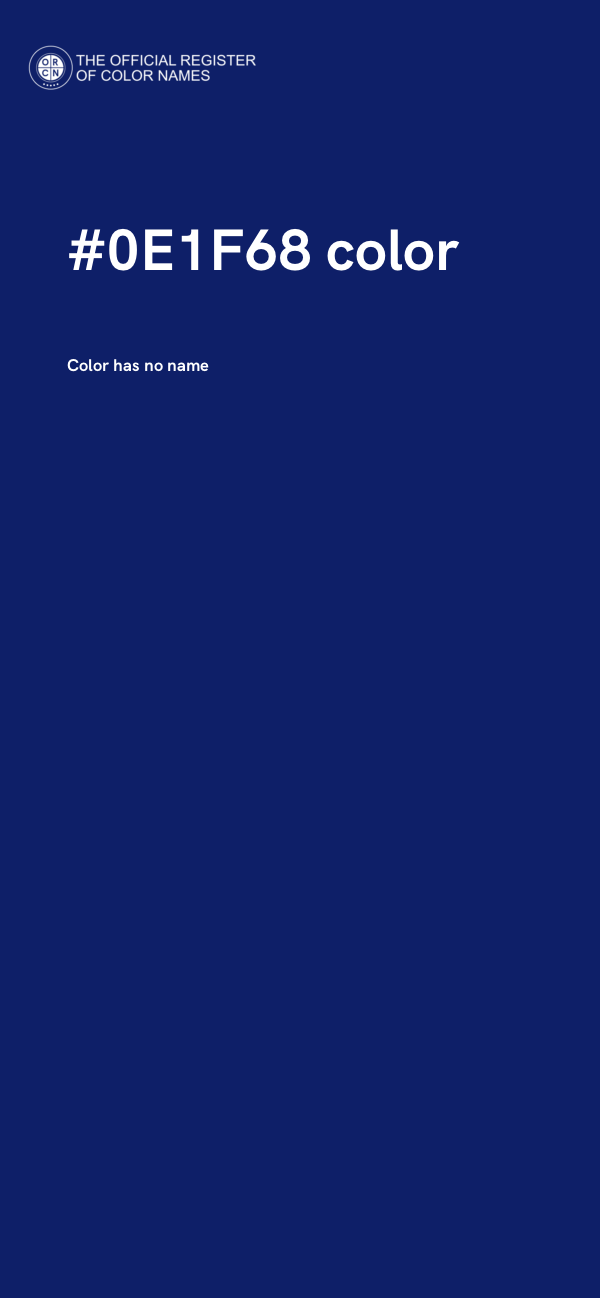 #0E1F68 color image