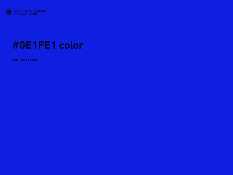 #0E1FE1 color image