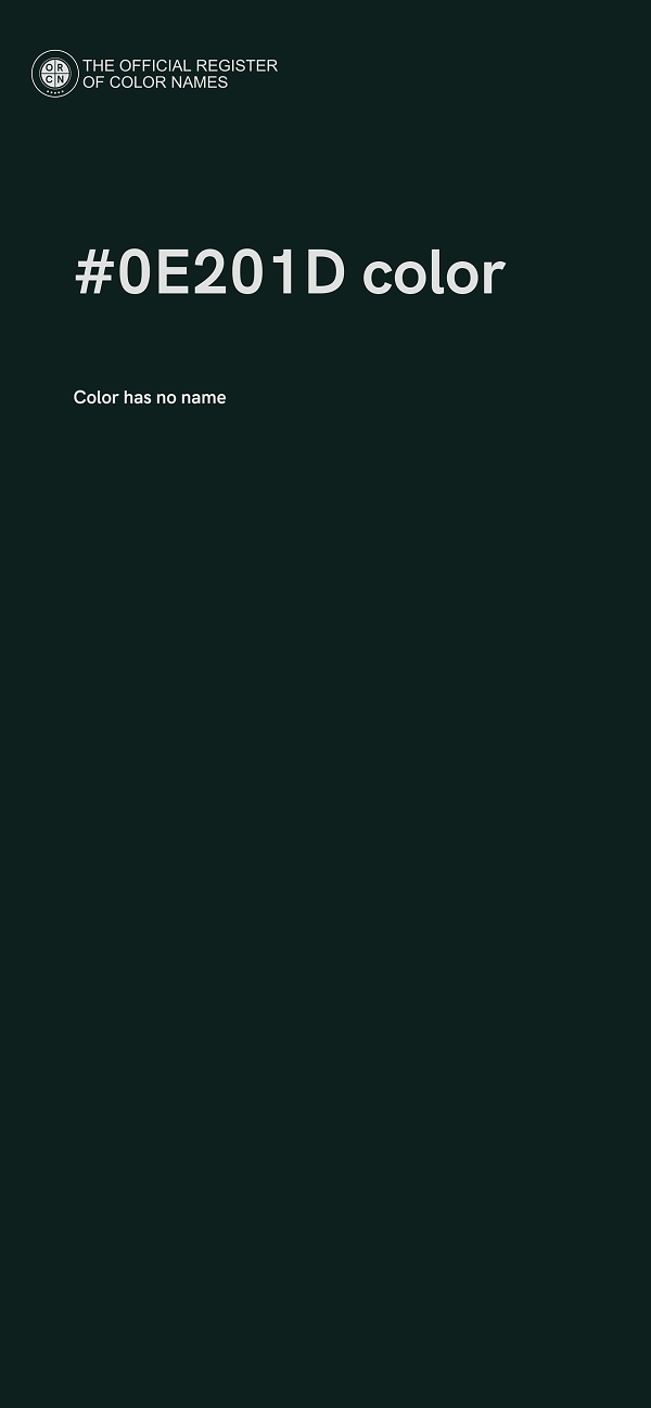 #0E201D color image