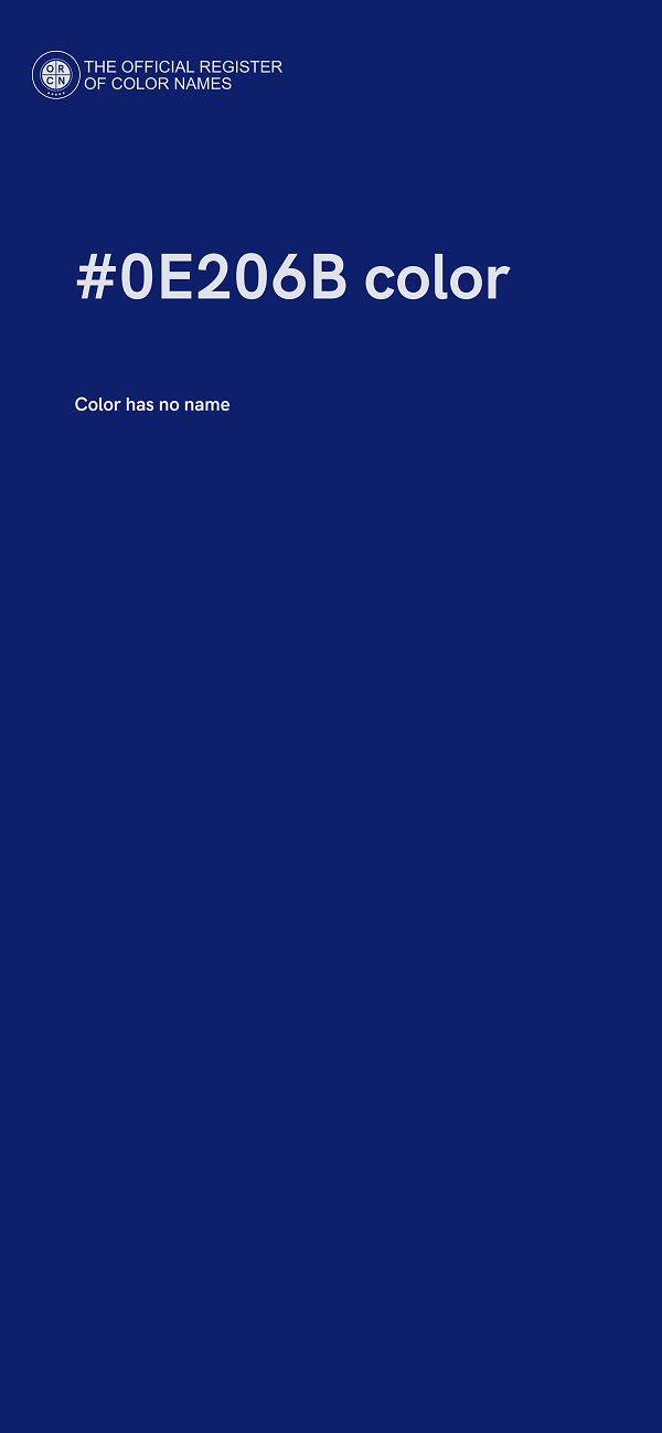 #0E206B color image