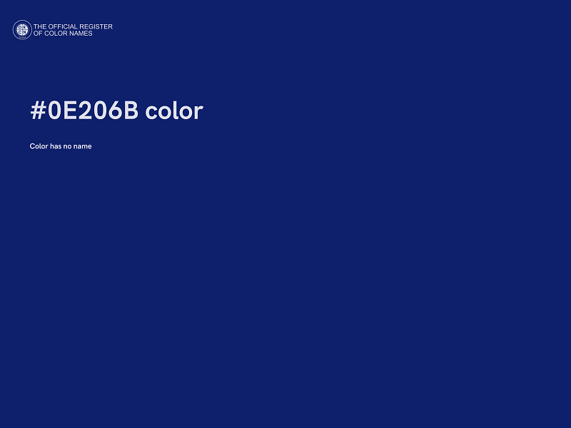#0E206B color image