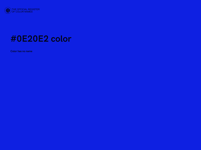 #0E20E2 color image