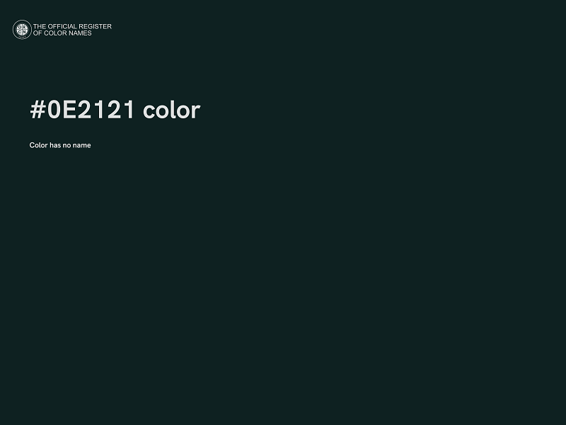 #0E2121 color image