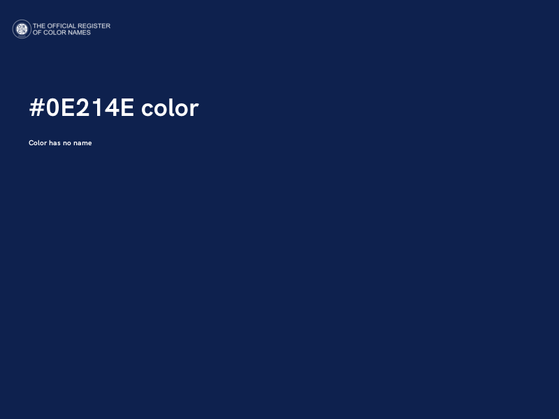 #0E214E color image