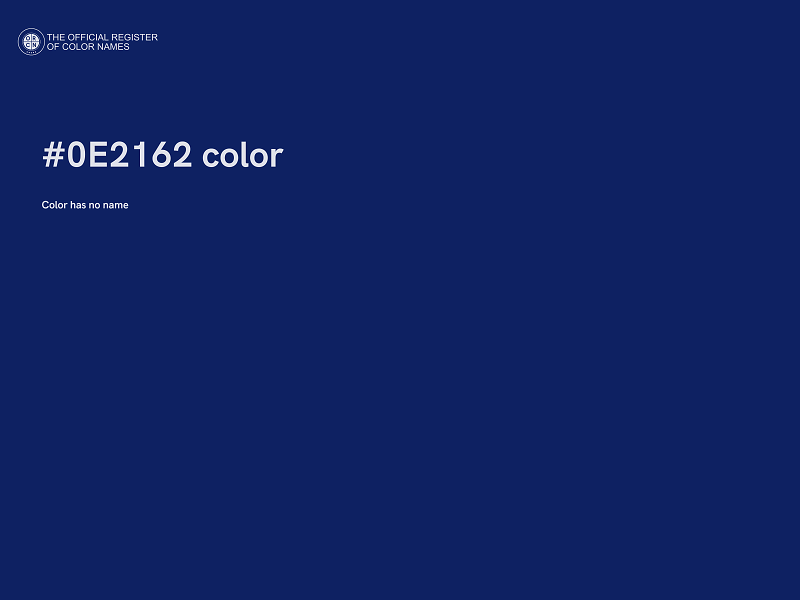 #0E2162 color image
