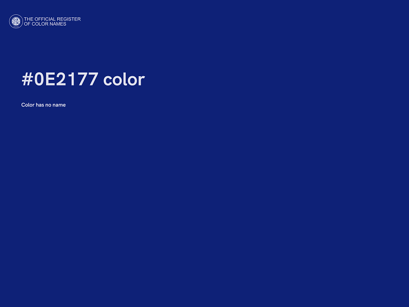 #0E2177 color image