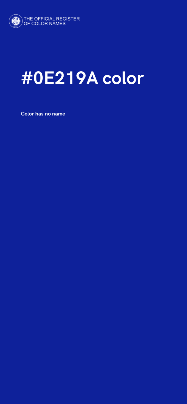 #0E219A color image